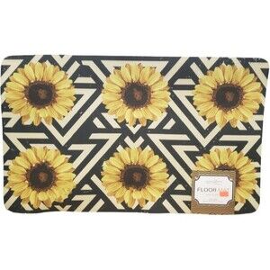 Anti-Fatigue Bendable Rubber Kitchen Floor Mat (18"x30") SUNFLOWERS, AL
